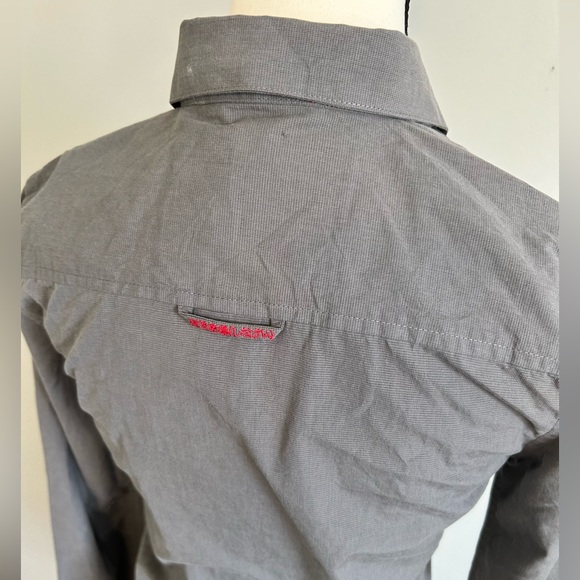 SuperDry Fitted Button Down Belted Cotton Woman's Shirtdress Small - Picture 2 of 8